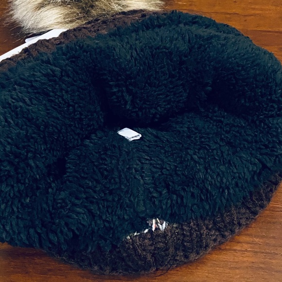 🌟2xHP🌟WARM Brown Cable Knit Beanie by trufit OS - Picture 5 of 8